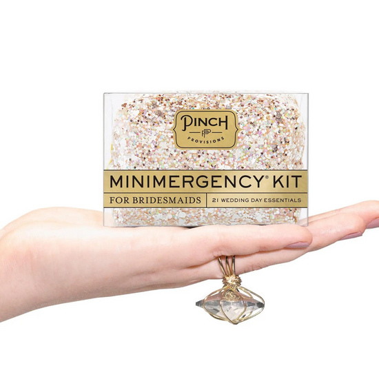 Pinch Provisions Minimergency Kit for Bridesmaids, Champagne Glitter