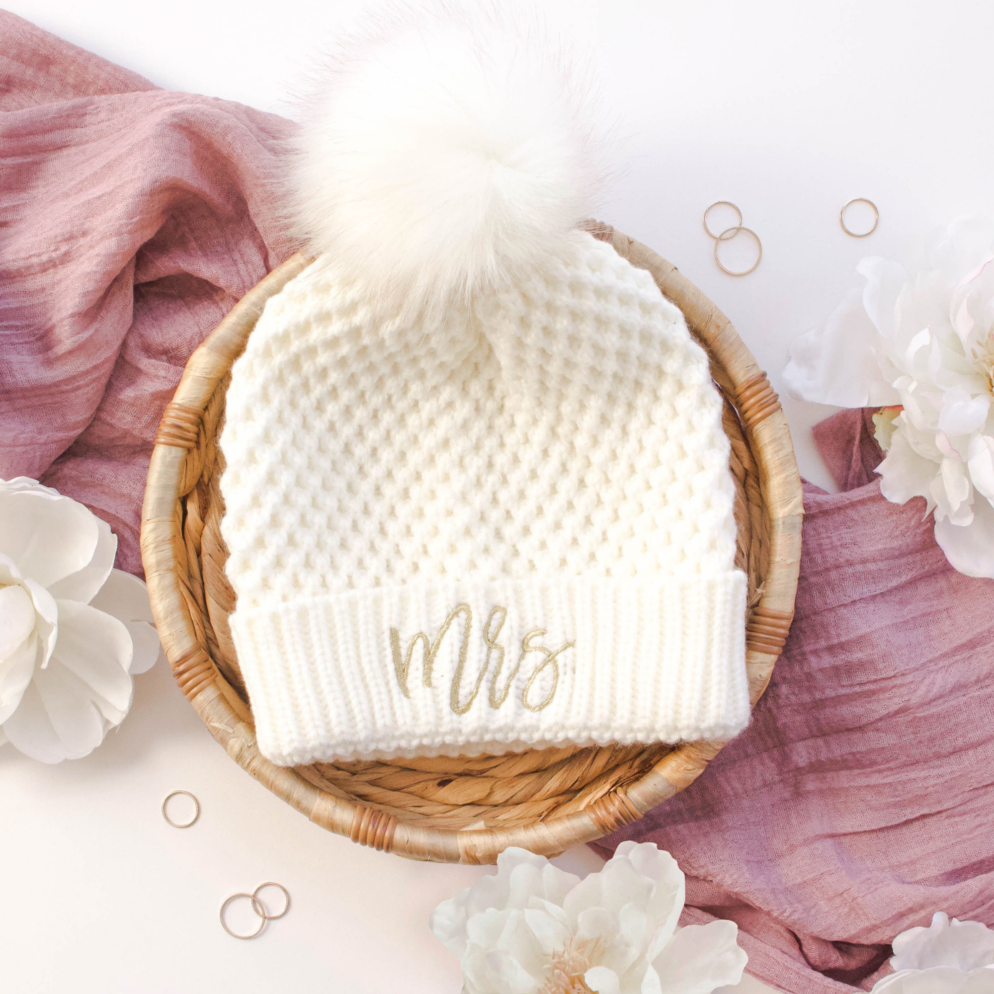 Bride 2025 winter hat