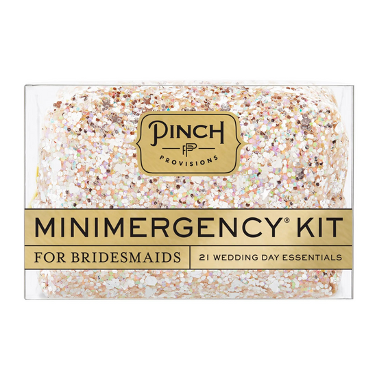 Pinch Provisions Minimergency Kit for Bridesmaids, Champagne Glitter