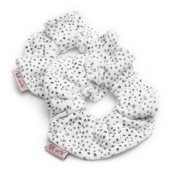 Kitsch Towel Scrunchie 2 Pack - Micro Dot - EXCLUSIVE SUBSCRIBER DISCOUNT!