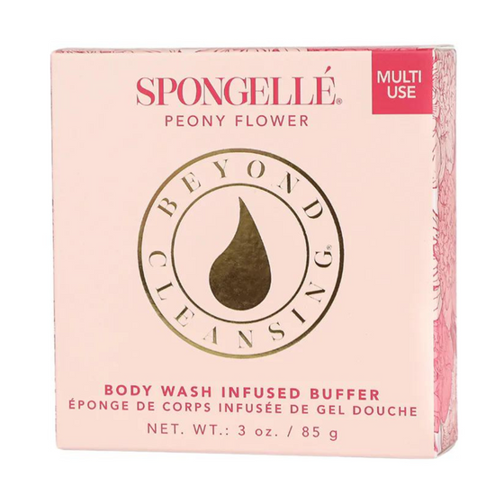 Spongelle Peony Flower Body Wash Infused Buffer - EXCLUSIVE SUBSCRIBER DISCOUNT!